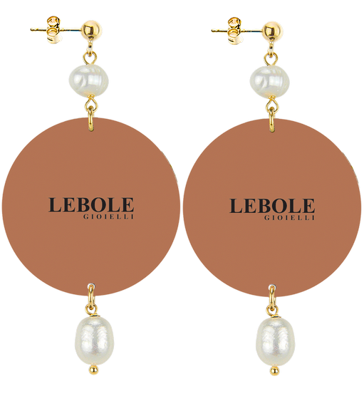 Earrings Samurai Woman Great Pearl - Lebole Maison