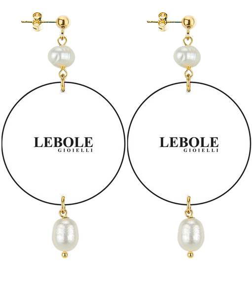Earrings Women Umbrella Big Pearl - Lebole Maison