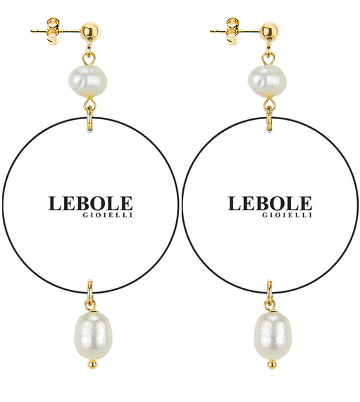Orecchini Donne Ombrellino Grande Perla - Lebole Maison