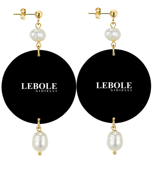 Orecchini Tigre Grande Perla - Lebole Maison