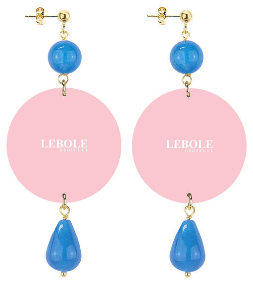 Classic Blue Butterfly Earrings - Lebole Maison