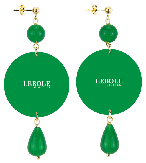 Orecchini Fiori Misti Classico Verde - Lebole Maison