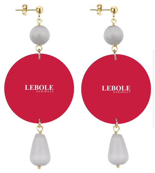 Orecchini Levriero E Spinone Classico Grigio - Lebole Maison