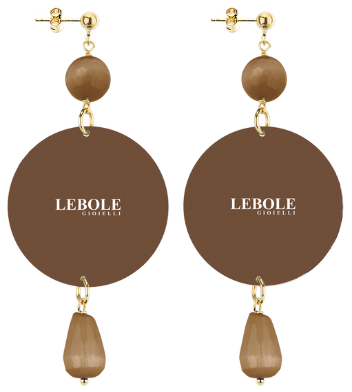 Orecchini Anni Venti Classico Marrone - Lebole Maison