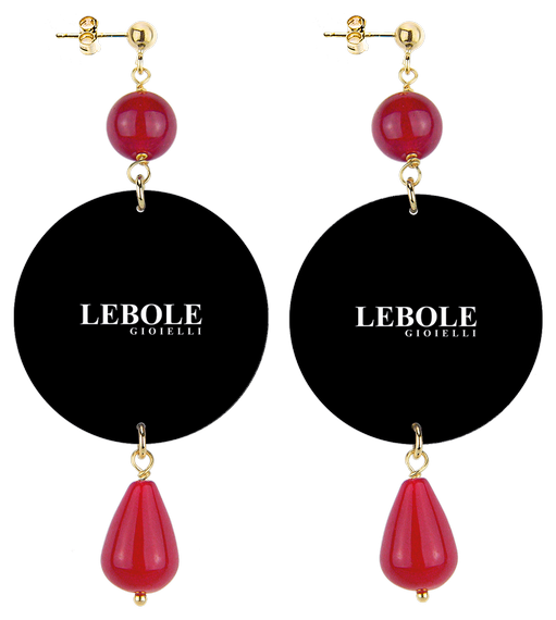 Orecchini Mosca Classico Rubino - Lebole Maison