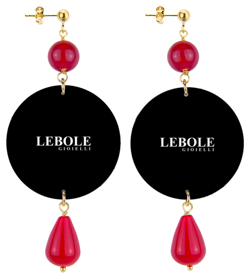 Orecchini Mori Classico Rubino - Lebole Maison