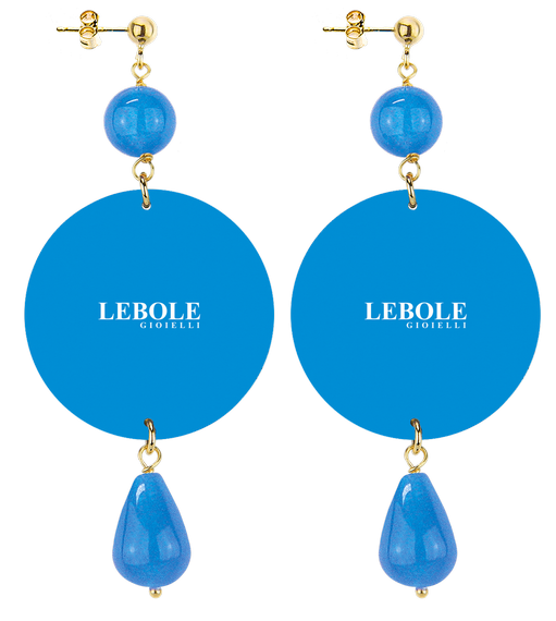 Orecchini Acquario Classico Azzurro - Lebole Maison