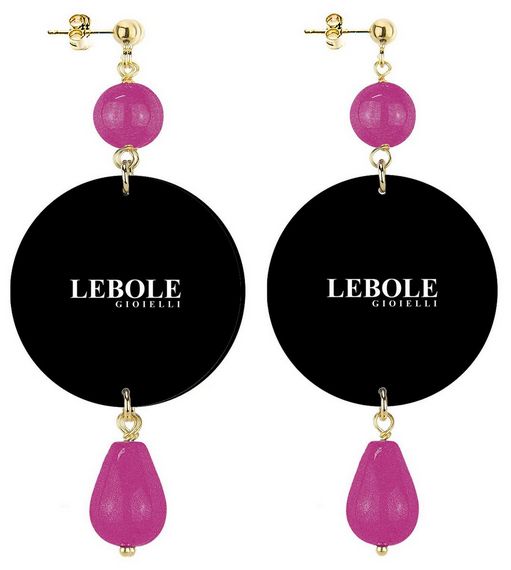 Orecchini Pesci Classico Fucsia - Lebole Maison