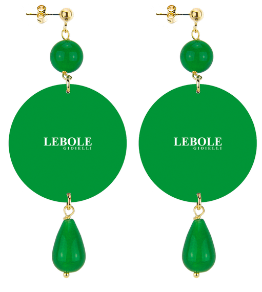 Orecchini Toro Classico Verde - Lebole Maison