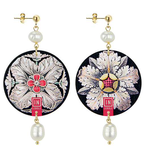 Earrings Rose Pearl Classic - Lebole Maison