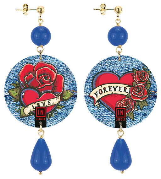 Orecchini Love And Forever Classico Blu - Lebole Maison