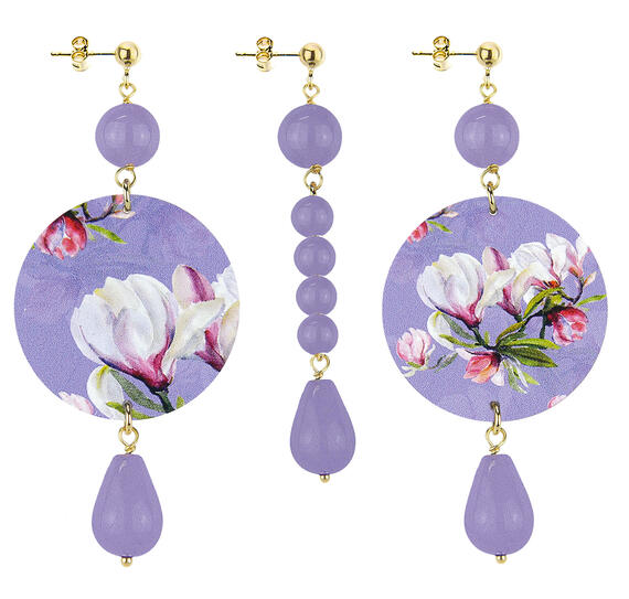 Classic Pearl Capricorn Earrings - Lebole Maison