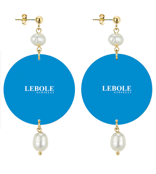 Orecchini Fiore Bianco Classico Perla - Lebole Maison