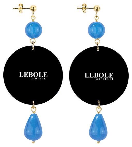 Orecchini Cavallo Classico Azzurro - Lebole Maison