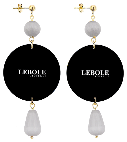 Orecchini Cavallo Classico Grigio - Lebole Maison