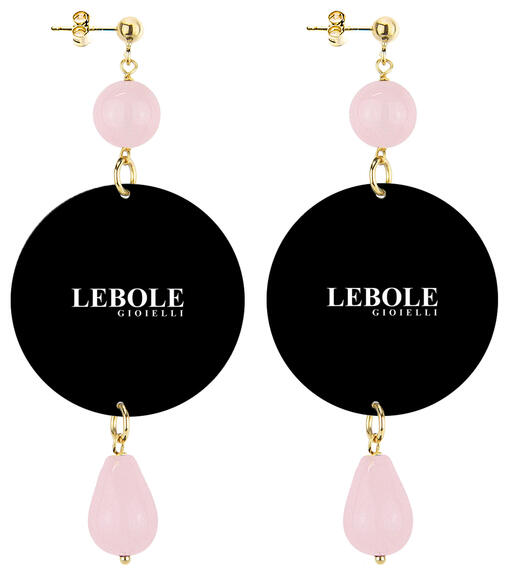 Orecchini Cavallo Classico Rosa - Lebole Maison