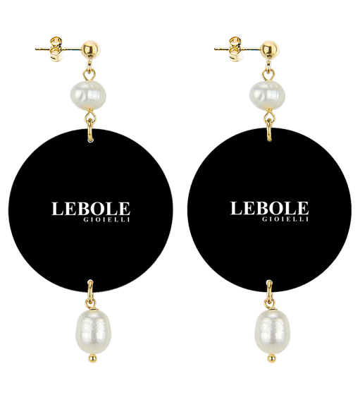 Orecchini Farfalla Classico Perla - Lebole Maison