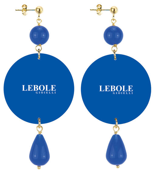 Classic Blue Butterfly Earrings - Lebole Maison