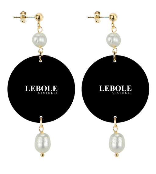 Orecchini Fiore Bianco Piccolo Perla - Lebole Maison