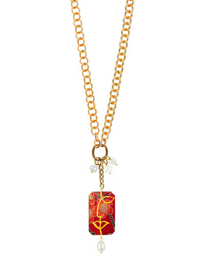 Collana Doppia Viso Perla - Lebole Maison