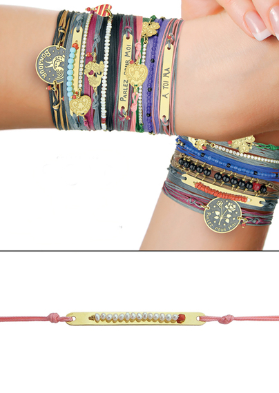 Bracciale Bond Rosa - Lebole Maison