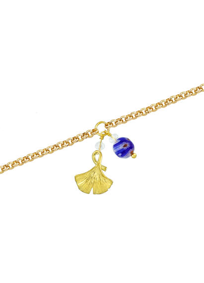 Bracciale Ginkgo Blu - Lebole Maison