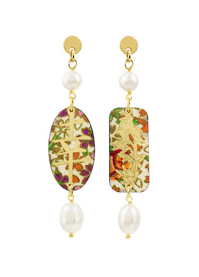 Fortuna Mini Pearl Earrings - Lebole Maison