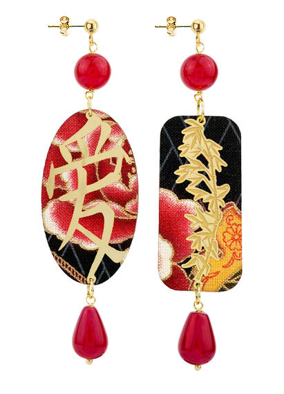 Ruby Love Earrings - Lebole Maison