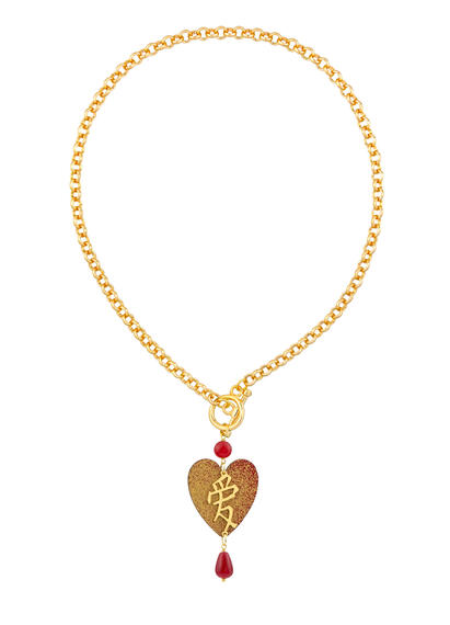 Collana Cuore Rubino - Lebole Maison