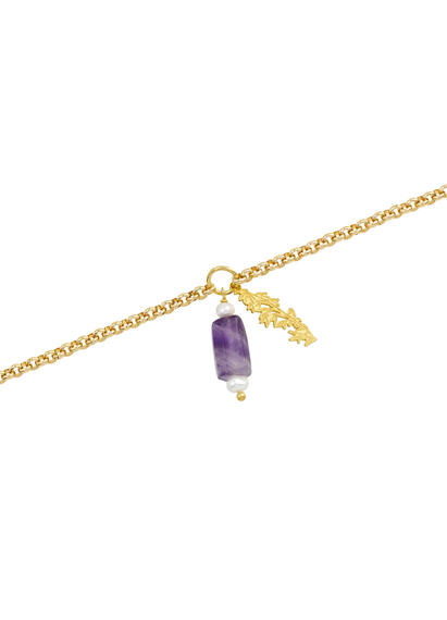 Bracciale Kanji Bambù Viola - Lebole Maison