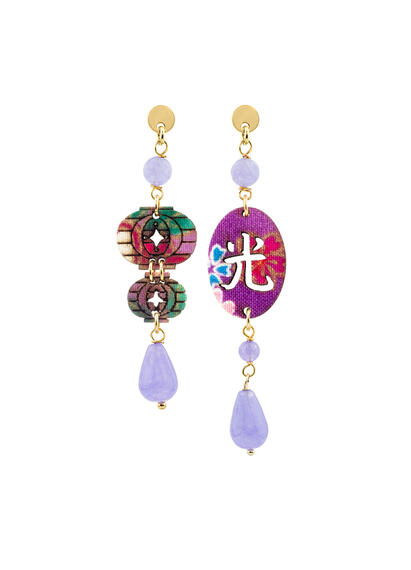 Orecchini Lanterna Mini Lilla - Lebole Maison