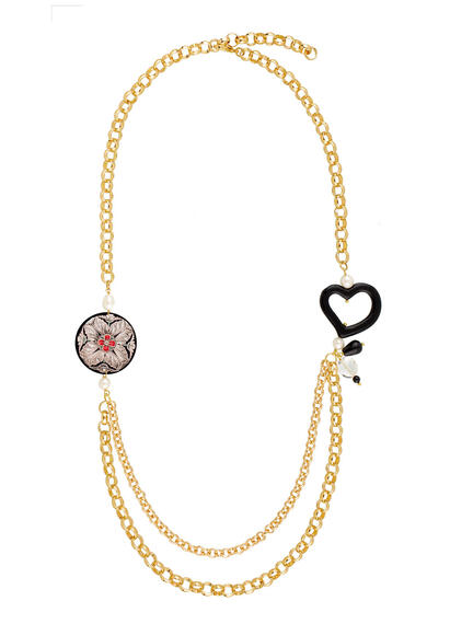 Collana Cirlce Rosone Bianco Classico Perla - Lebole Maison