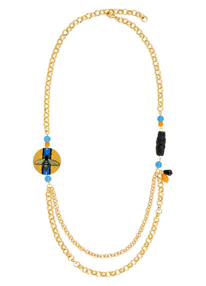 Collana Cirlce Ape Classico Azzurro - Lebole Maison