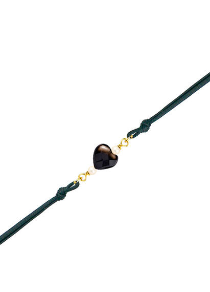 Black Heart Bracelet - Lebole Maison