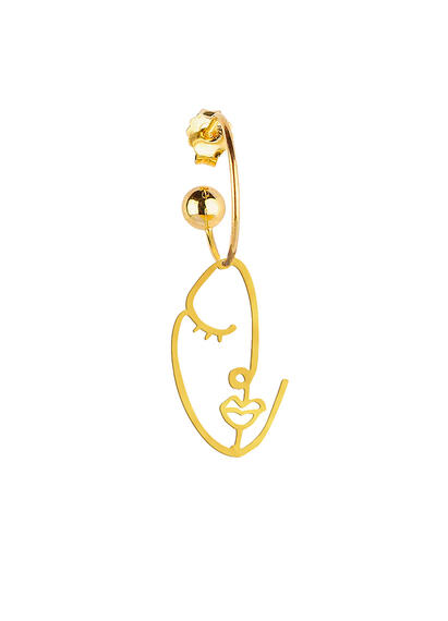 Orecchino Hoop Viso - Lebole Maison
