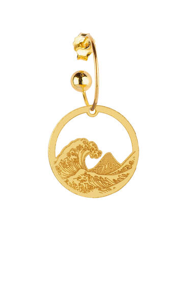 Orecchino Hoop Onda - Lebole Maison