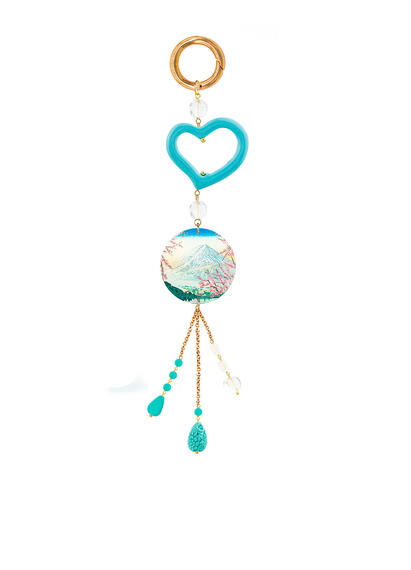 Charm Bag Fiori Di Ciliegio Trasparente - Lebole Maison