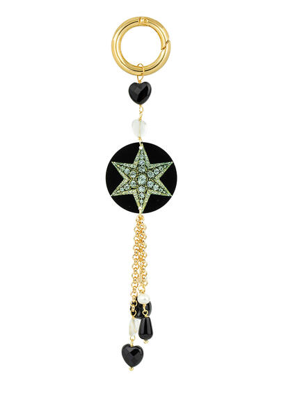 Charm Bag Stella Gioiello Piccolo Nero - Lebole Maison