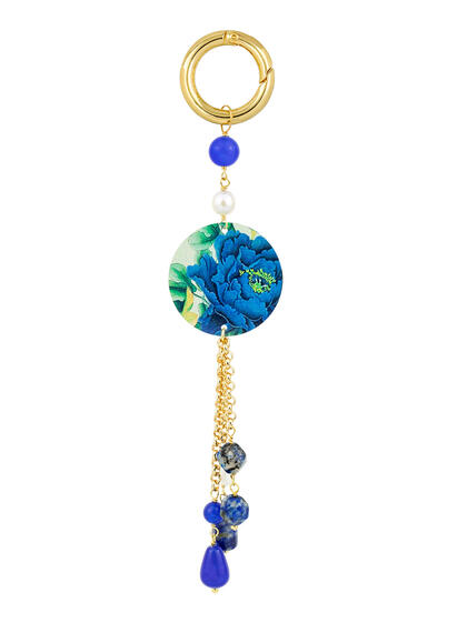 Charm Bag Fiore Piccolo Blu - Lebole Maison