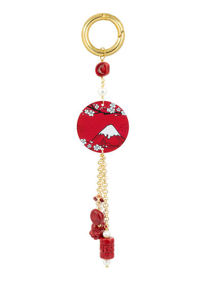 Charm Bag Ramo Fiori Piccolo Rubino - Lebole Maison