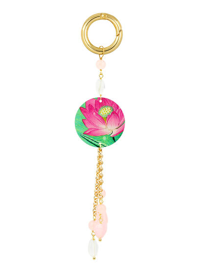 Charm Bag Fiore Rosa Piccolo Rosa - Lebole Maison