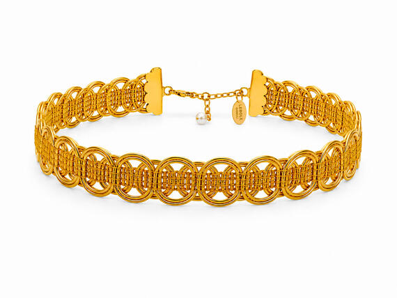 Choker Passamaneria Oro - Lebole Maison