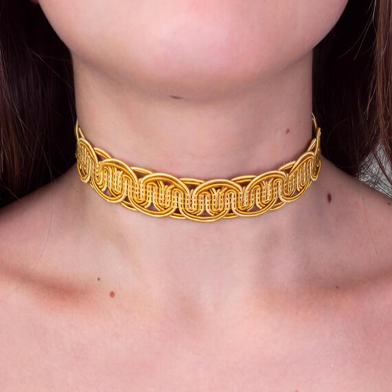 Choker Passamaneria Oro - Lebole Maison