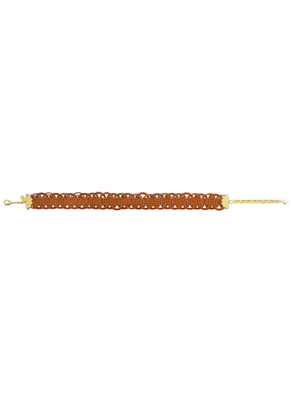 Choker Passamaneria Marrone - Lebole Maison