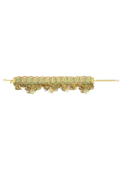 Choker Passamaneria Frange Multicolore - Lebole Maison