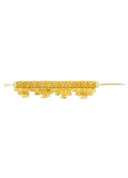 Choker Passamaneria Frange Oro - Lebole Maison
