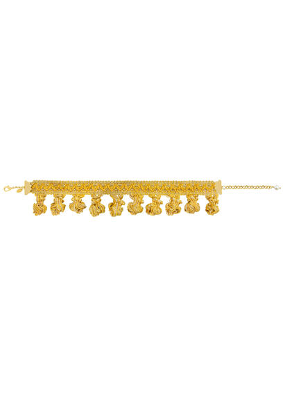 Choker Trimmings Tassels Gold - Lebole Maison