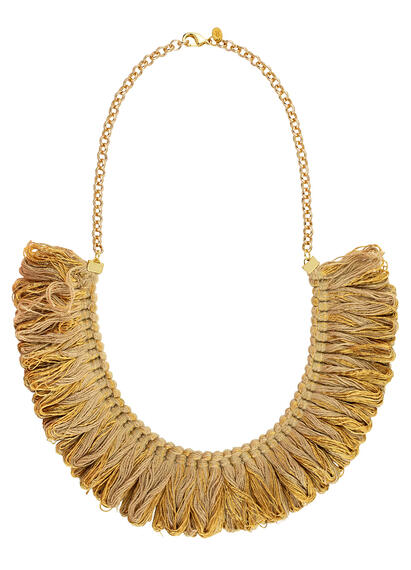 Collana Passamaneria Frange Oro - Lebole Maison