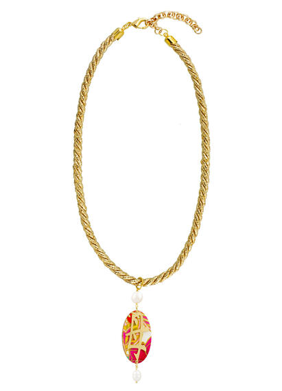 Collana Passamaneria Cordoncino Mamma Perla - Lebole Maison