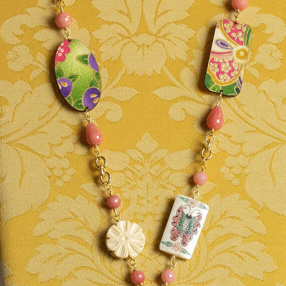 Collana Solo Io Farfalla Marrone - Lebole Maison
